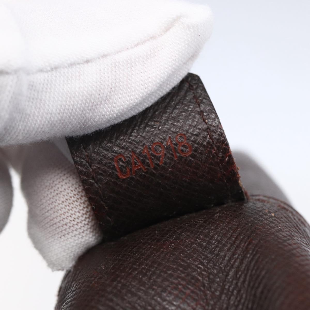 LOUIS VUITTON Damier Ebene Trousse Toilette25 Clutch Bag N47624 LV Auth bs30836