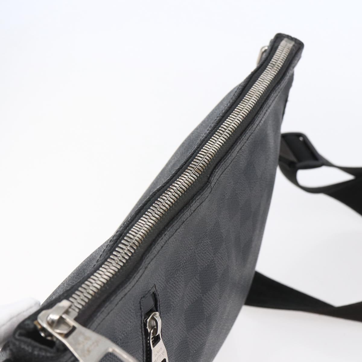 LOUIS VUITTON Damier Graphite Mick PM Shoulder Bag N40003 LV Auth bs30837