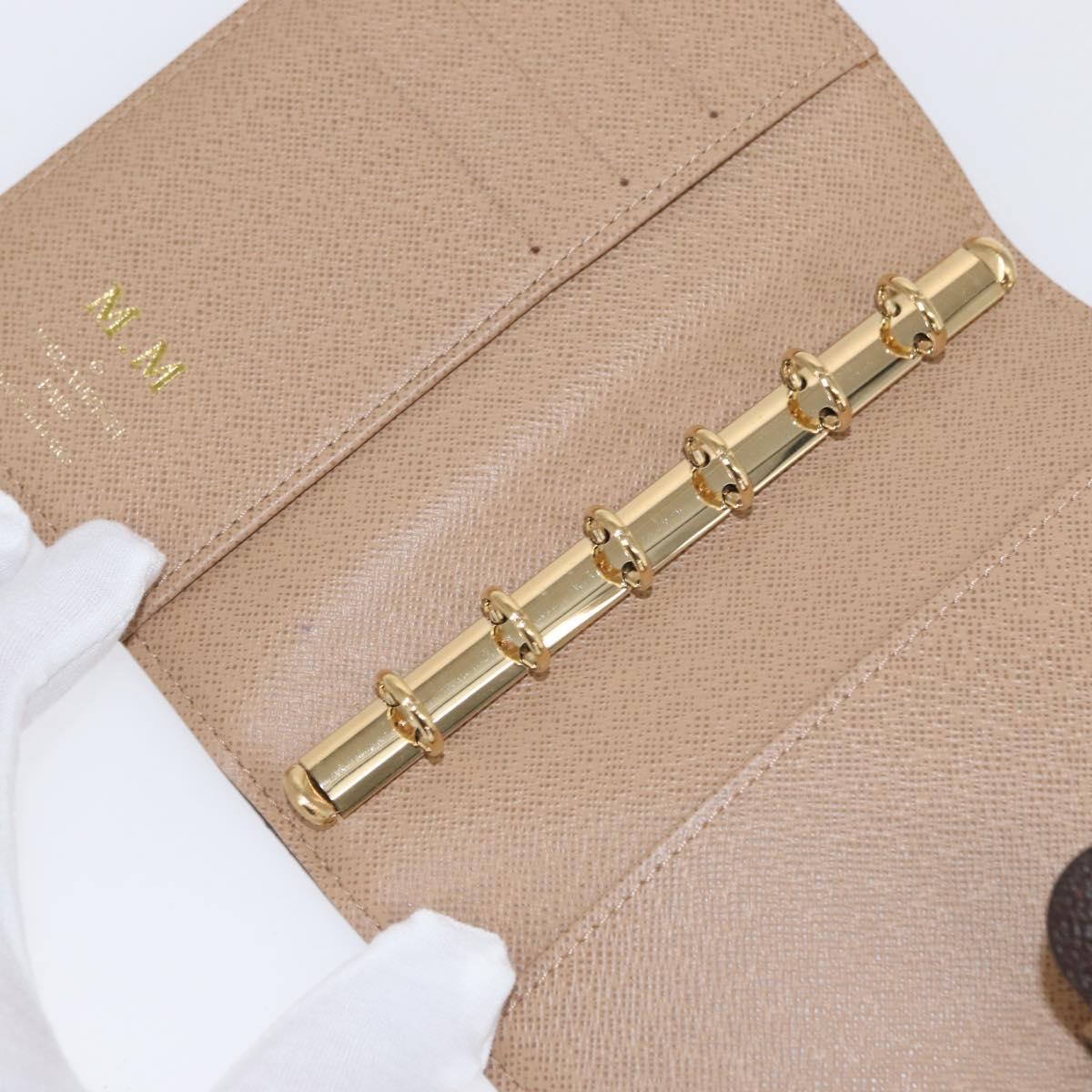 LOUIS VUITTON Monogram T&B Agenda PM Day Planner Cover R21039 LV Auth bs30842