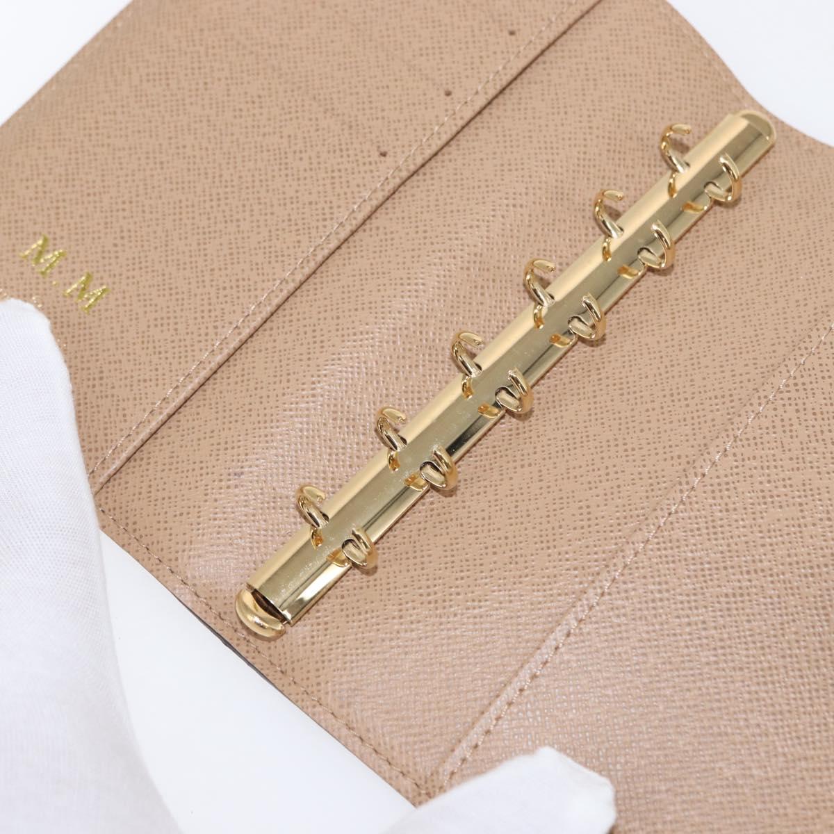 LOUIS VUITTON Monogram T&B Agenda PM Day Planner Cover R21039 LV Auth bs30842