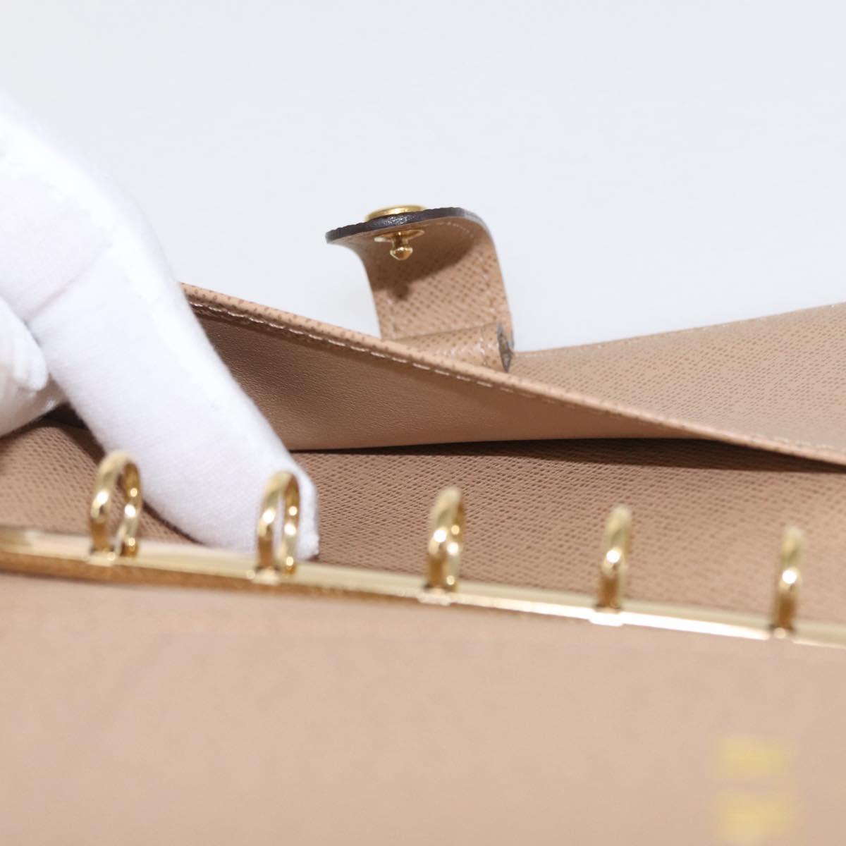 LOUIS VUITTON Monogram T&B Agenda PM Day Planner Cover R21039 LV Auth bs30842