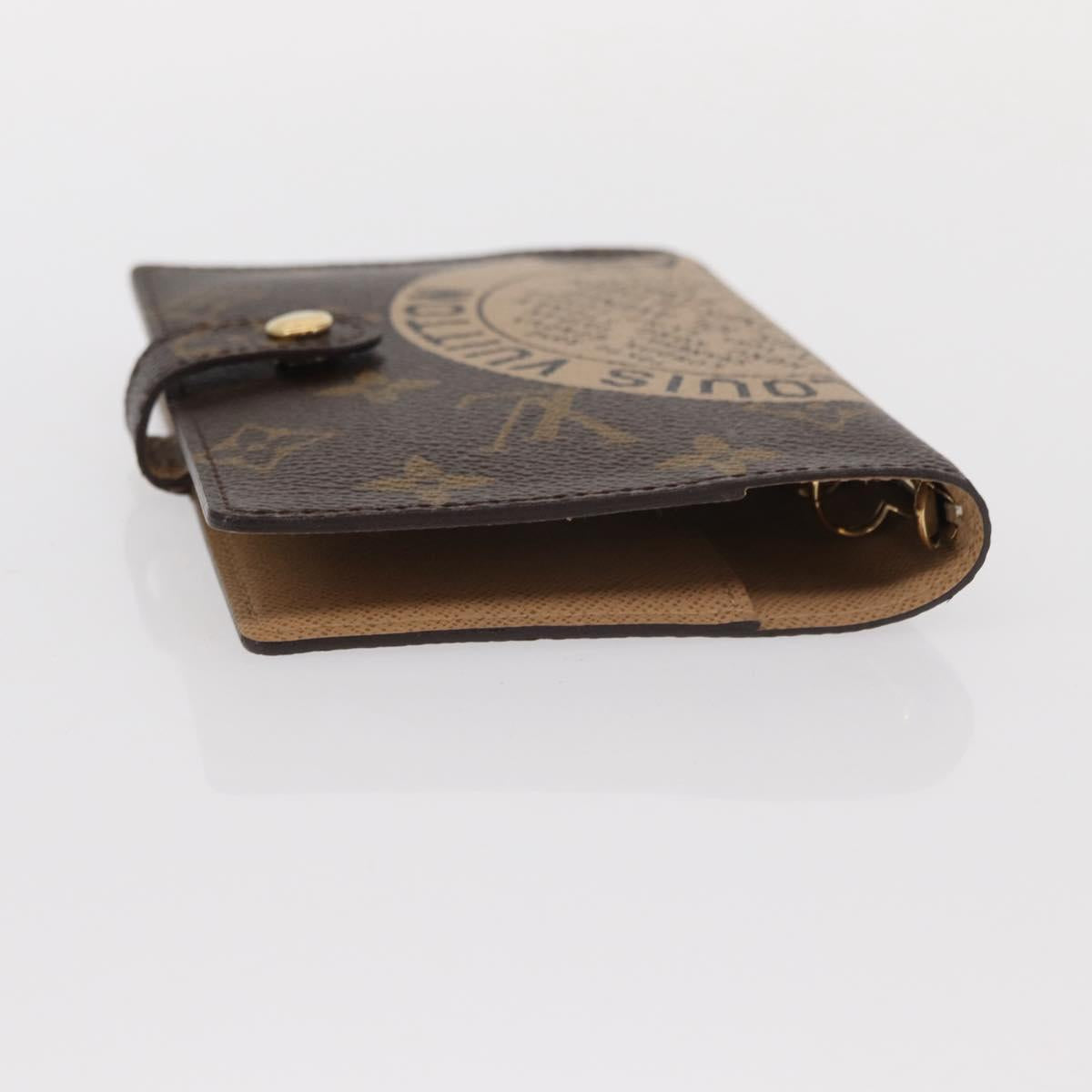 LOUIS VUITTON Monogram T&B Agenda PM Day Planner Cover R21039 LV Auth bs30842