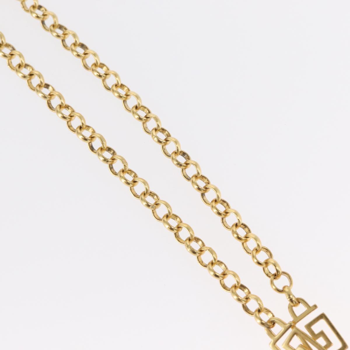 VERSACE Medusa Necklace metal Gold Auth bs30844