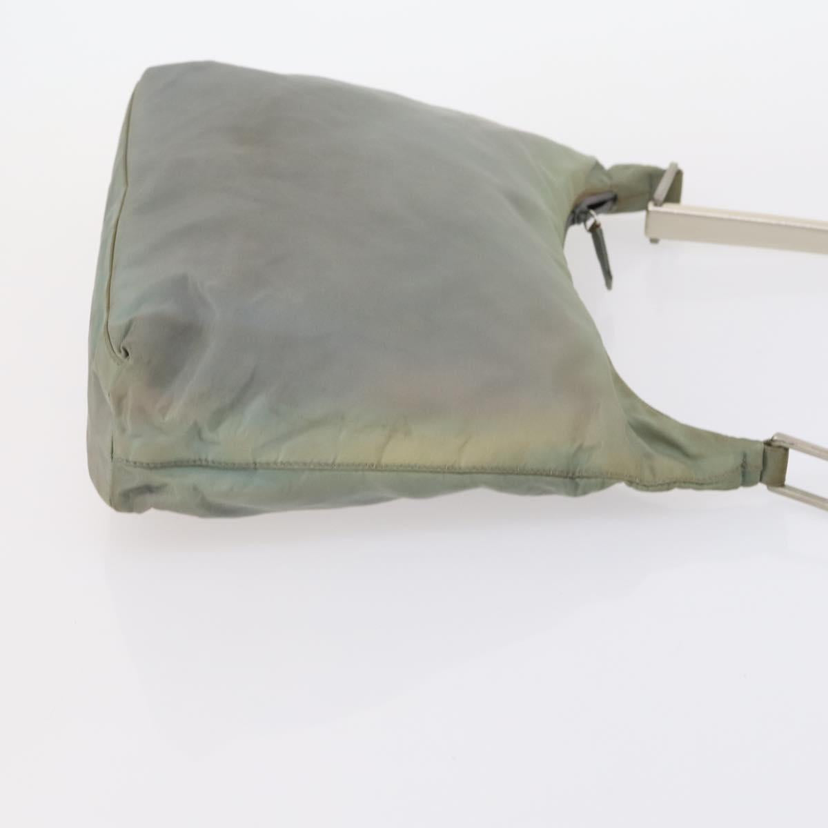 PRADA Hand Bag Nylon 3 Set Black Green pink Auth bs30847