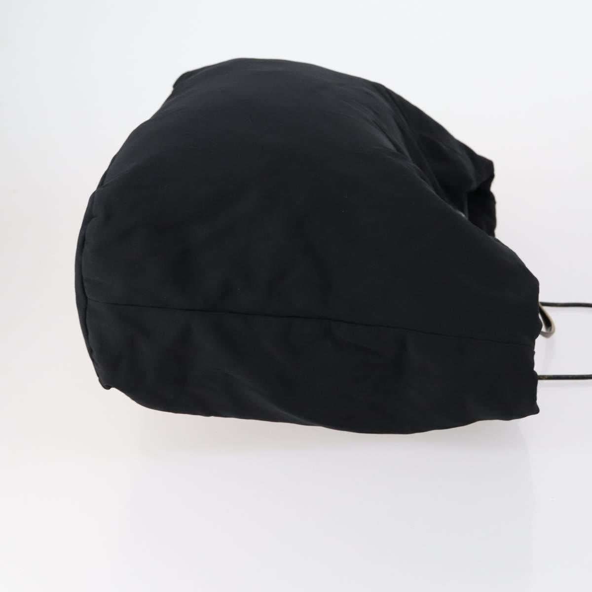 PRADA Hand Bag Nylon 3 Set Black Green pink Auth bs30847