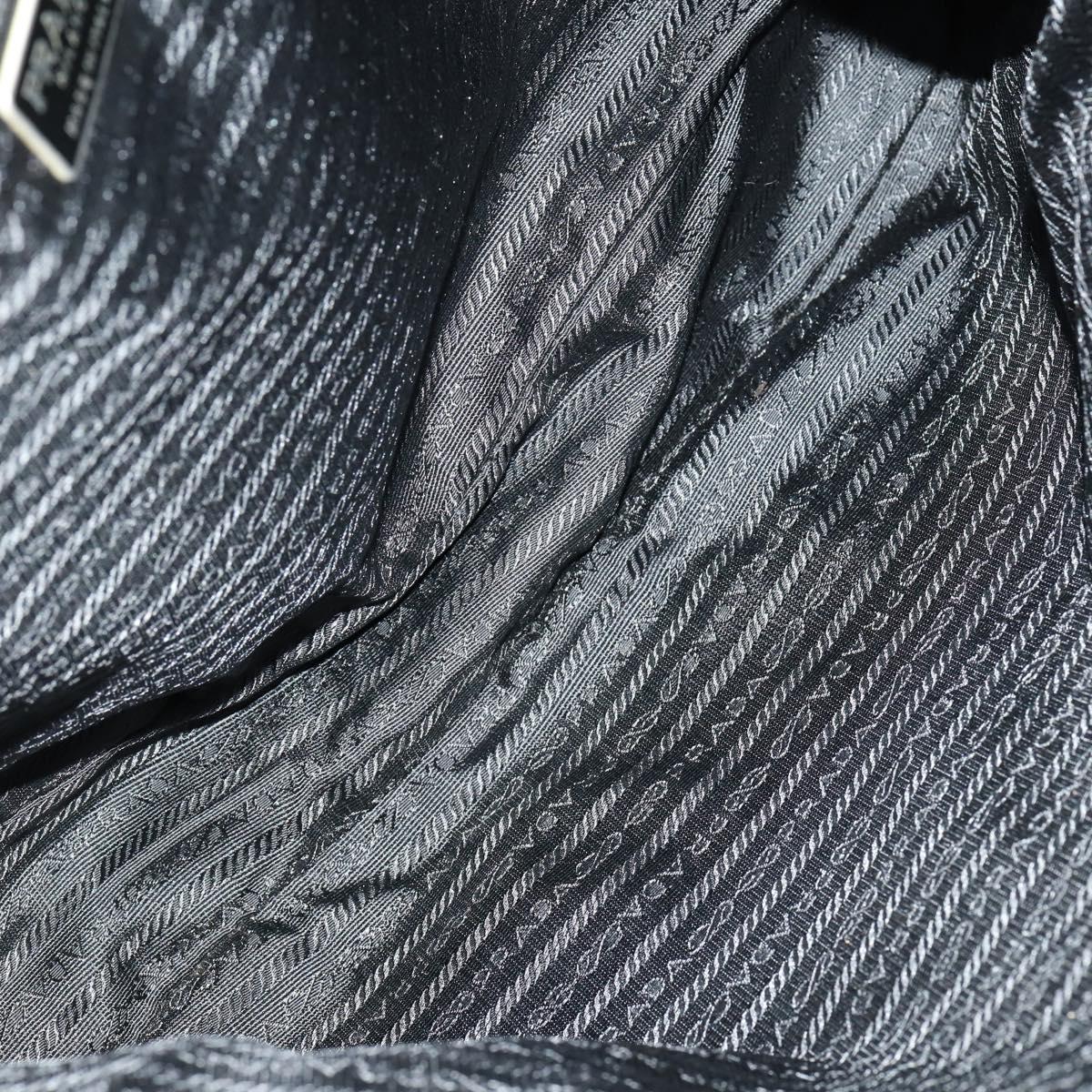 PRADA Hand Bag Nylon 3 Set Black Green pink Auth bs30847