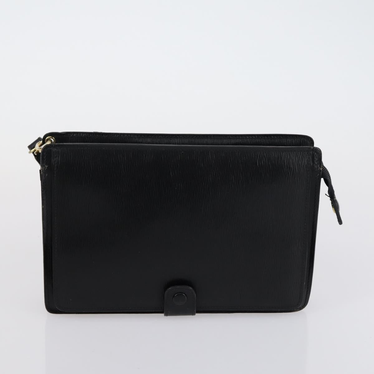 BALLY Boston Bag Leather Nylon 2 Set Black Auth bs30850