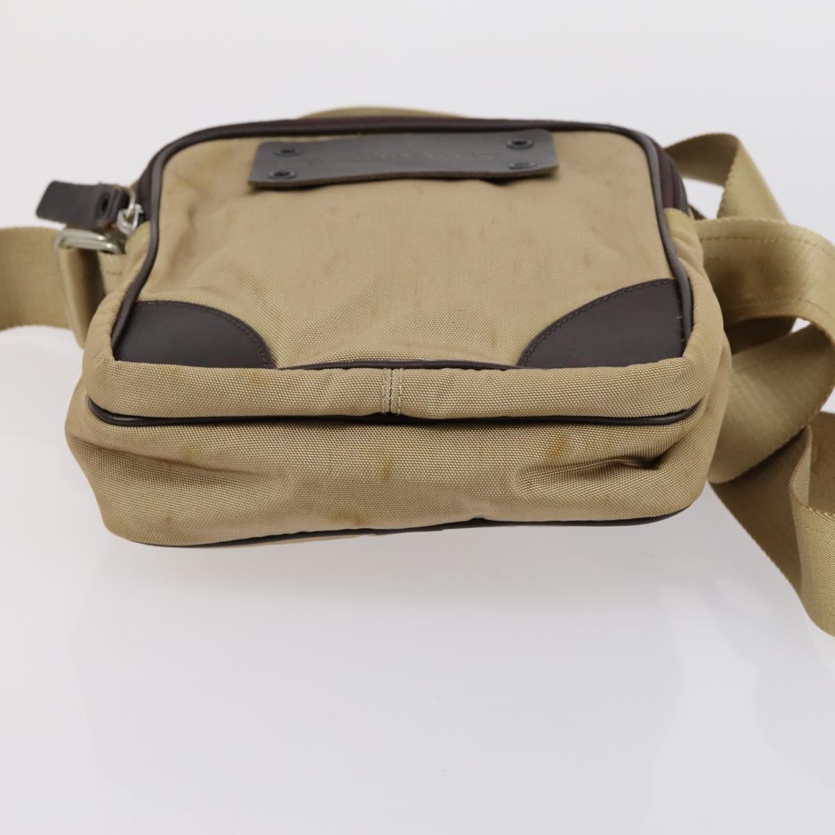 Burberrys Nova Check Shoulder Bag Nylon Leather 3 Set Beige Brown Auth bs30853