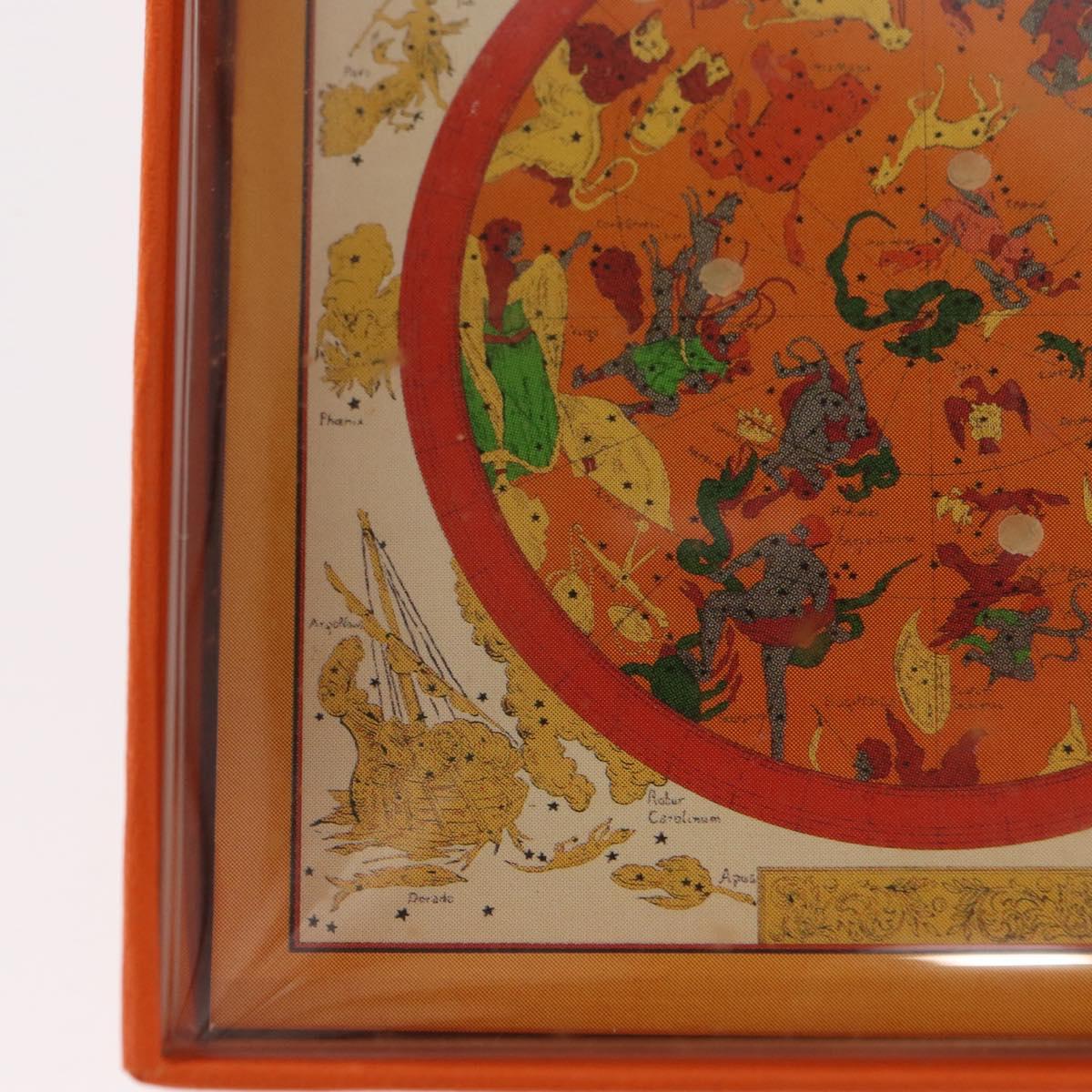 HERMES Charm Metal Leather 3 Set Red Gold Silver Auth bs30857