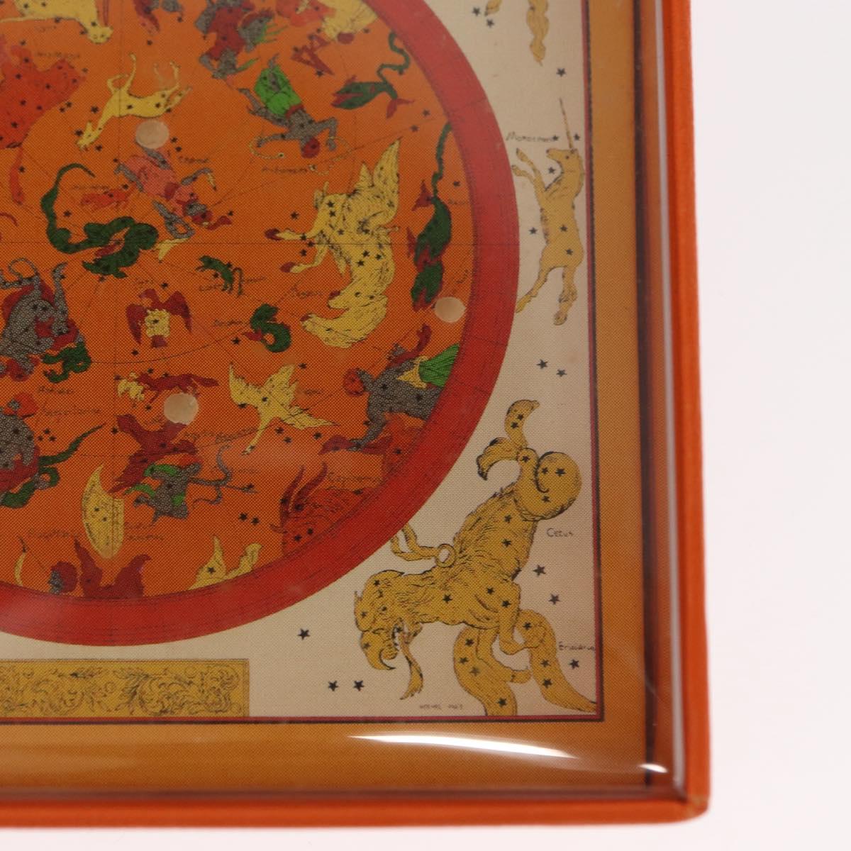 HERMES Charm Metal Leather 3 Set Red Gold Silver Auth bs30857