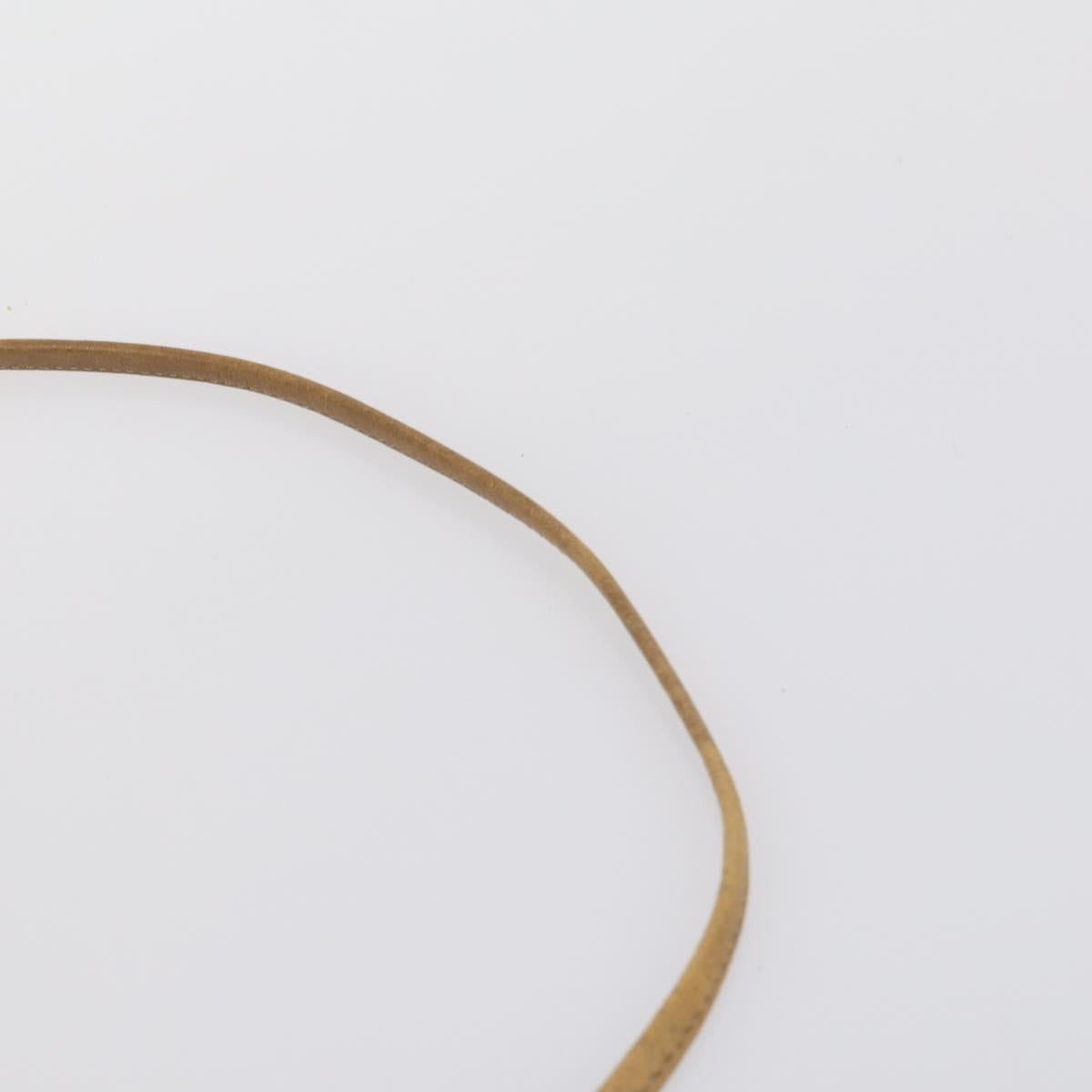 Christian Dior BOTTEGA VENETA Hand Bag Suede PVC 2 Set Brown Gold Auth bs30859