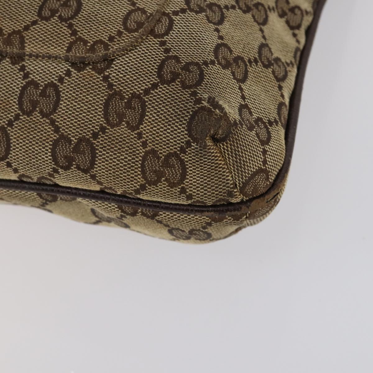 GUCCI GG Canvas Shoulder Bag 2 Set Beige Auth bs30860