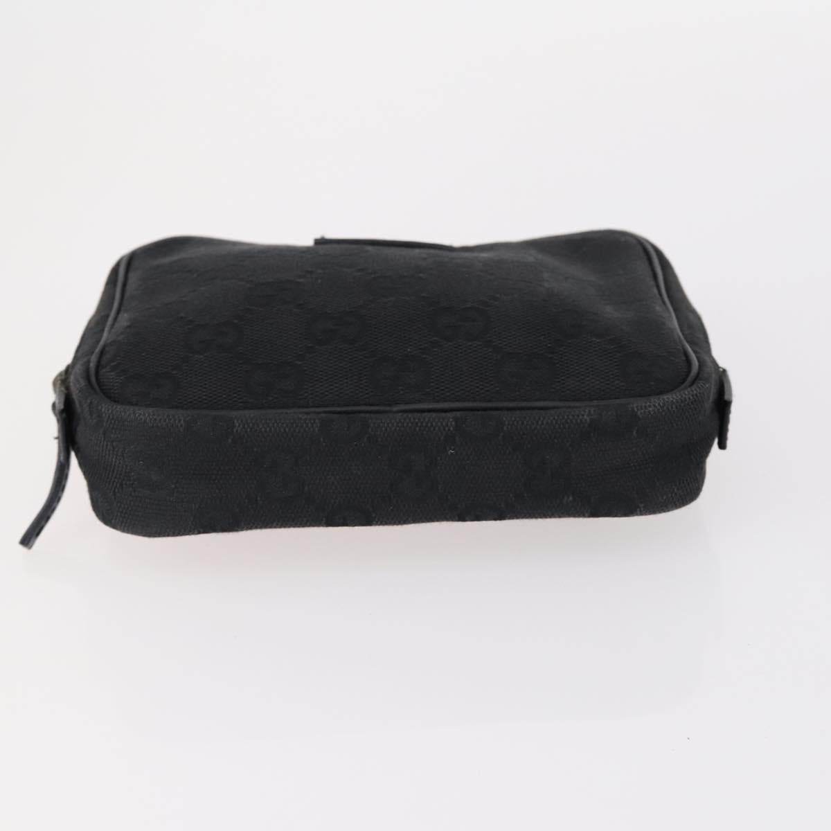 GUCCI GG Canvas Supreme Pouch 3 Set Pink Black beige Auth bs30861