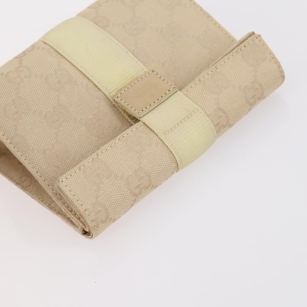 GUCCI GG Canvas Supreme Pouch 3 Set Pink Black beige Auth bs30861