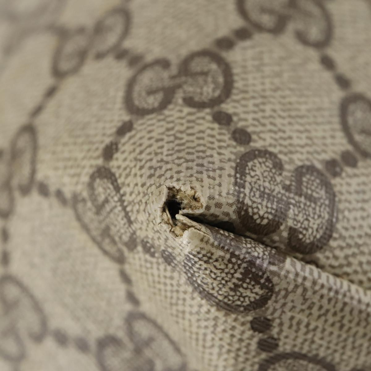 GUCCI GG Canvas Supreme Pouch 3 Set Pink Black beige Auth bs30861