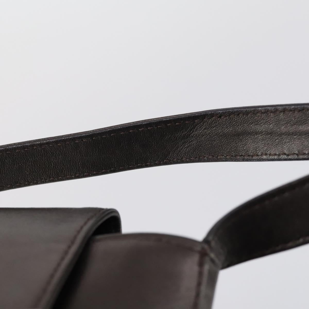 GIVENCHY Clutch Bag Leather 4 Set Red Black Auth bs30863