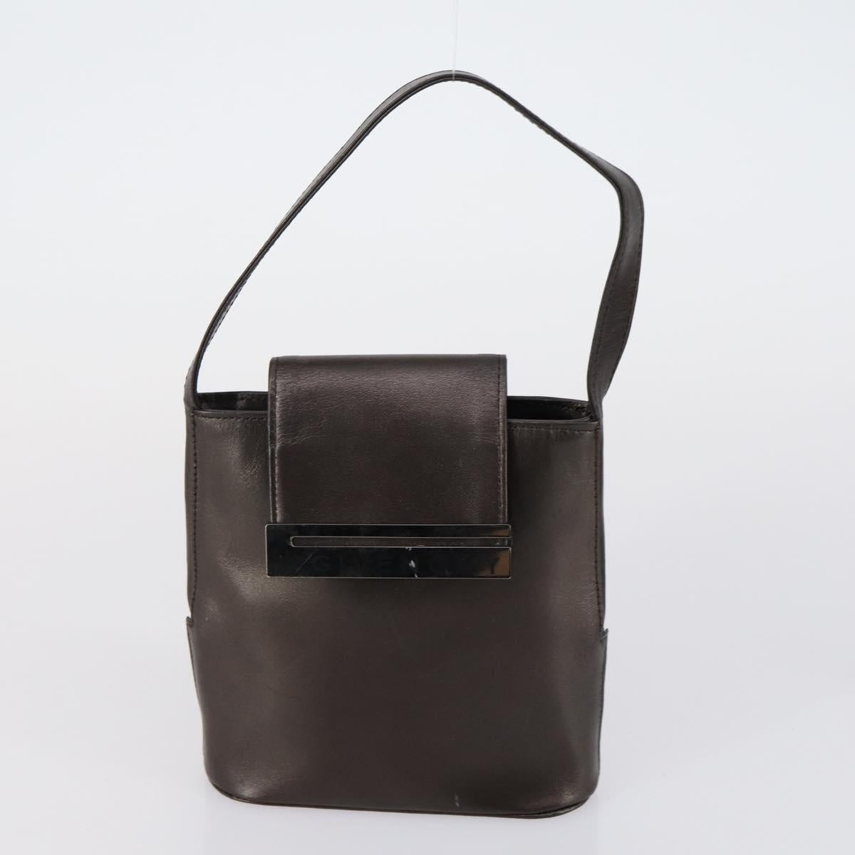 GIVENCHY Clutch Bag Leather 4 Set Red Black Auth bs30863