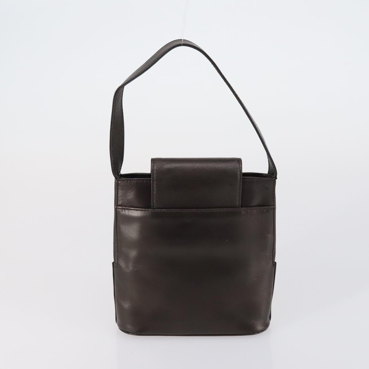 GIVENCHY Clutch Bag Leather 4 Set Red Black Auth bs30863