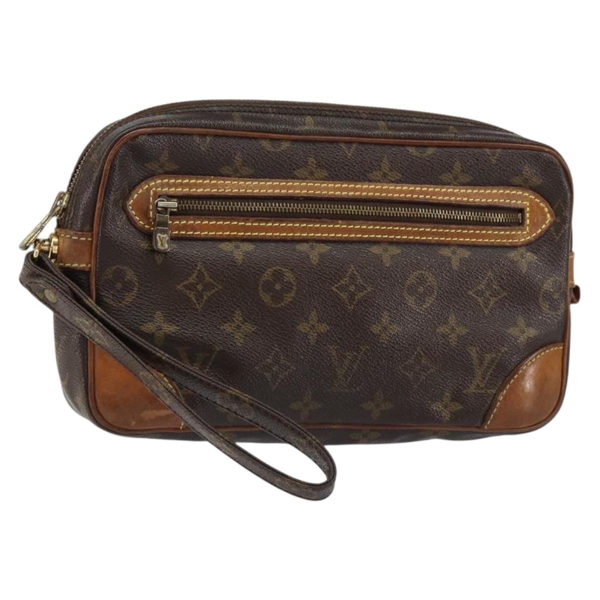 LOUIS VUITTON Monogram Marly Dragonne GM Clutch Bag M51825 LV Auth bs30864