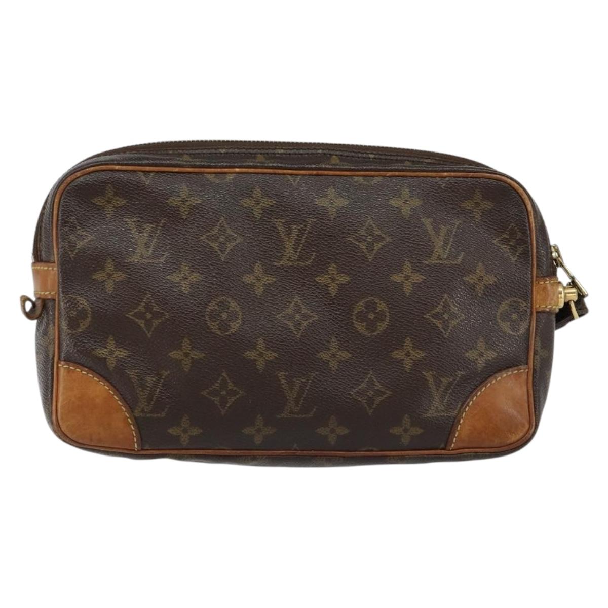 LOUIS VUITTON Monogram Marly Dragonne GM Clutch Bag M51825 LV Auth bs30864