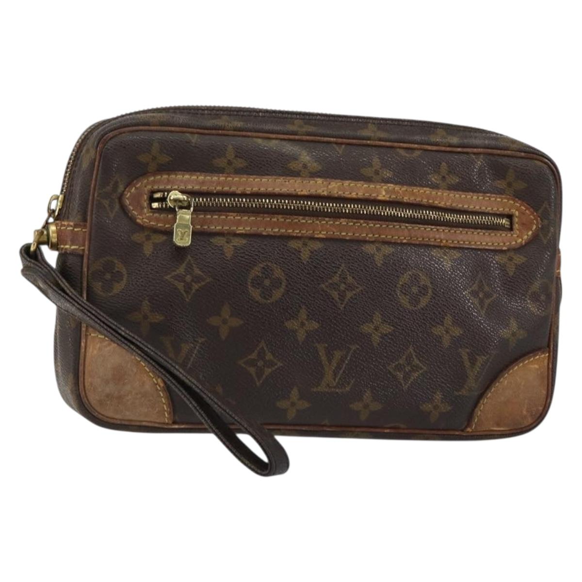 LOUIS VUITTON Monogram Marly Dragonne GM Clutch Bag M51825 LV Auth bs30865