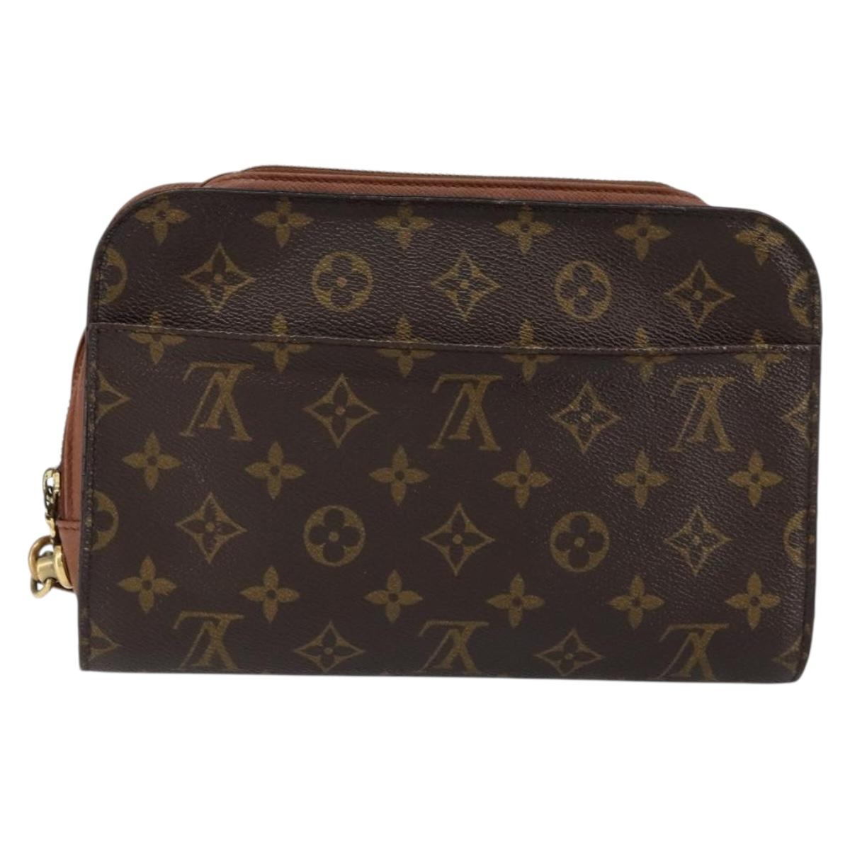 LOUIS VUITTON Monogram Orsay Clutch Bag M51790 LV Auth bs30866