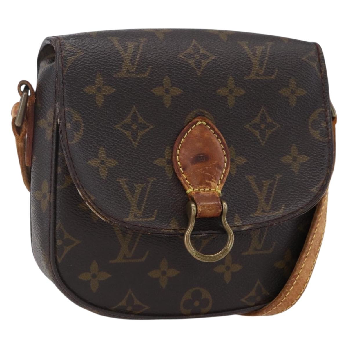 LOUIS VUITTON Monogram Saint Cloud PM Shoulder Bag M51244 LV Auth bs30870