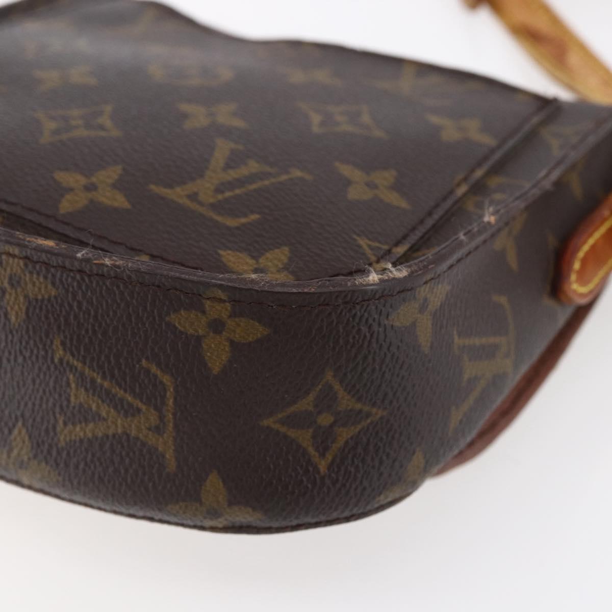 LOUIS VUITTON Monogram Saint Cloud PM Shoulder Bag M51244 LV Auth bs30870