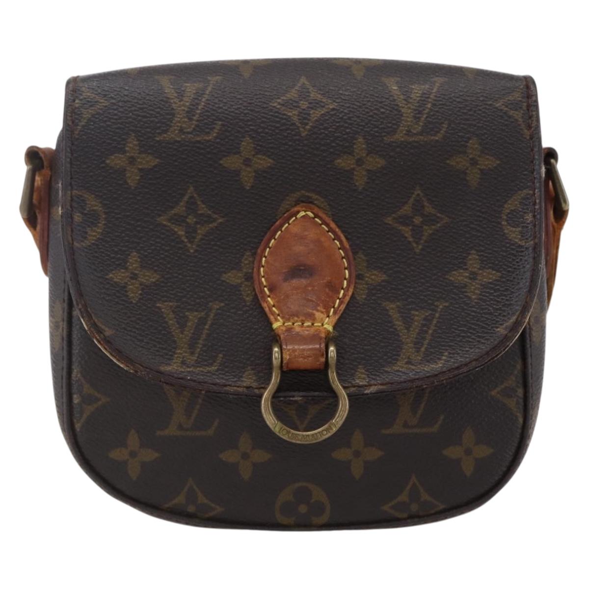 LOUIS VUITTON Monogram Saint Cloud PM Shoulder Bag M51244 LV Auth bs30870
