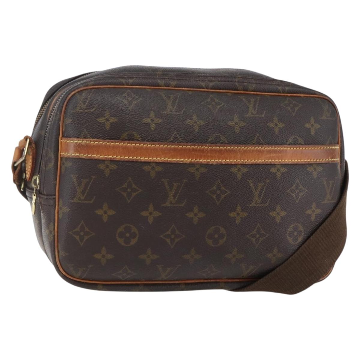 LOUIS VUITTON Monogram Reporter PM Shoulder Bag M45254 LV Auth bs30872