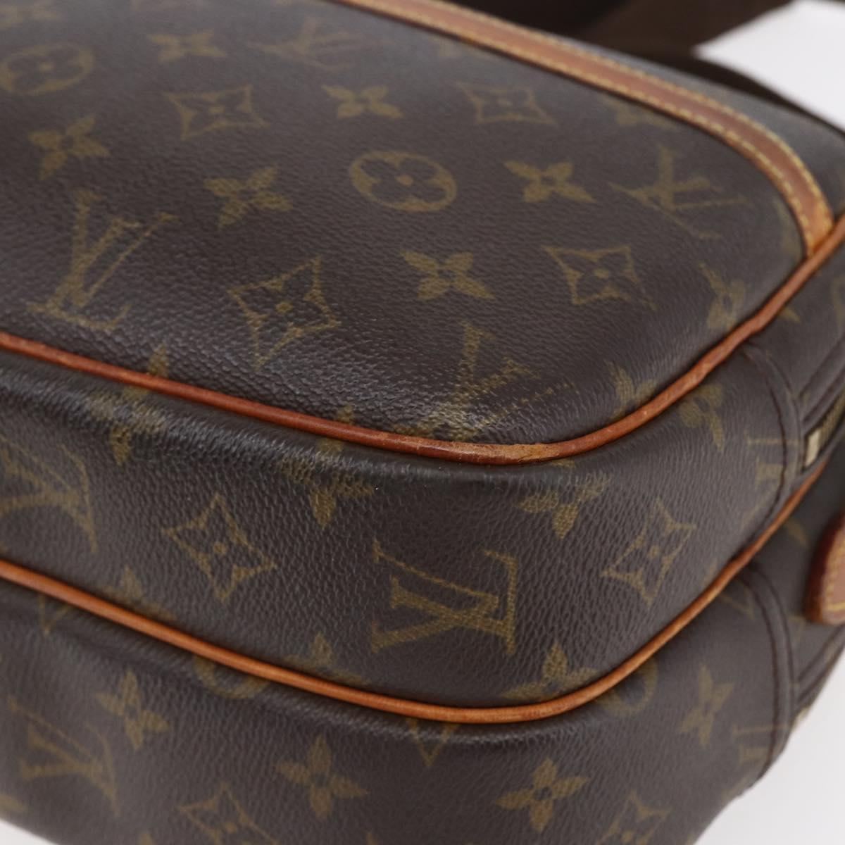 LOUIS VUITTON Monogram Reporter PM Shoulder Bag M45254 LV Auth bs30872