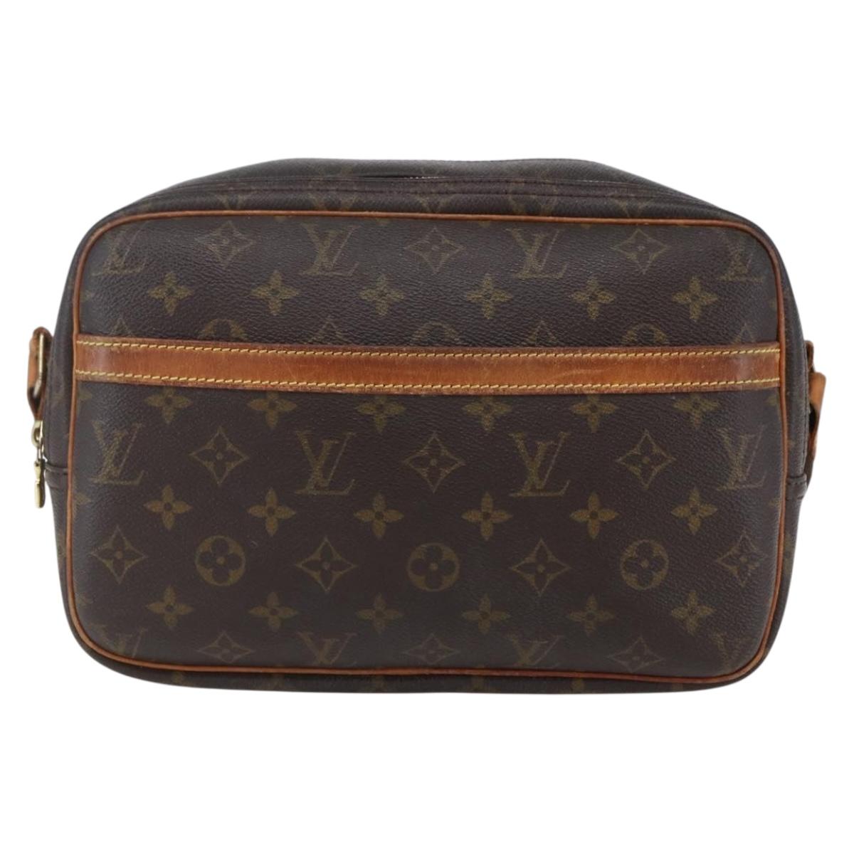 LOUIS VUITTON Monogram Reporter PM Shoulder Bag M45254 LV Auth bs30872