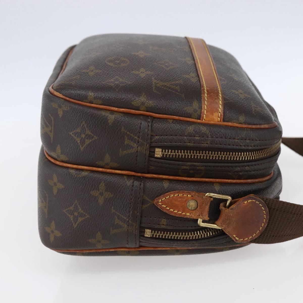 LOUIS VUITTON Monogram Reporter PM Shoulder Bag M45254 LV Auth bs30872