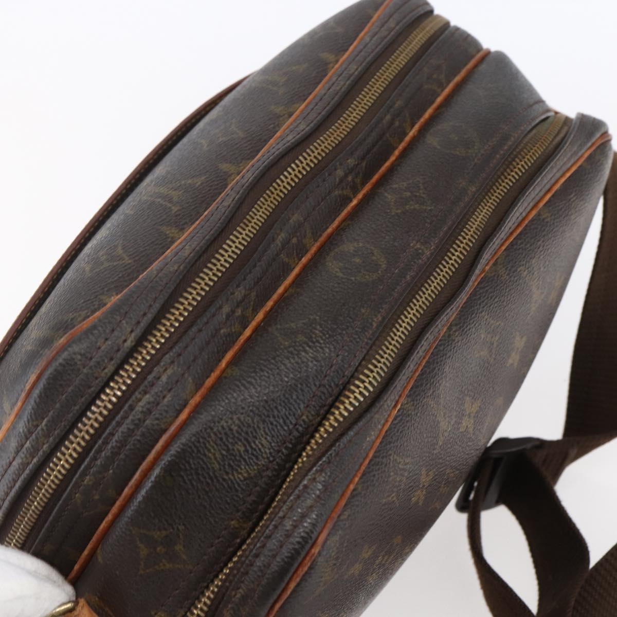 LOUIS VUITTON Monogram Reporter PM Shoulder Bag M45254 LV Auth bs30872