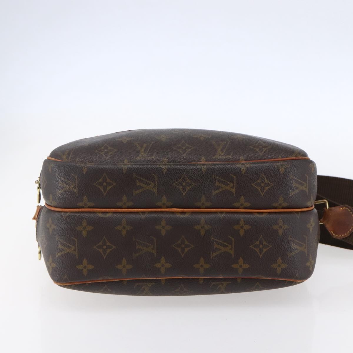 LOUIS VUITTON Monogram Reporter PM Shoulder Bag M45254 LV Auth bs30872