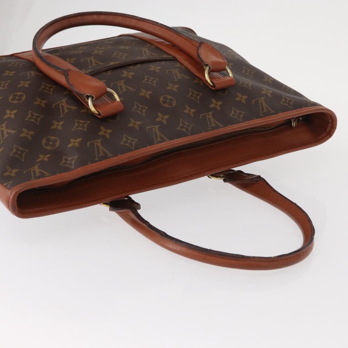 LOUIS VUITTON Monogram Sac Weekend PM Hand Bag M42425 LV Auth bs30876