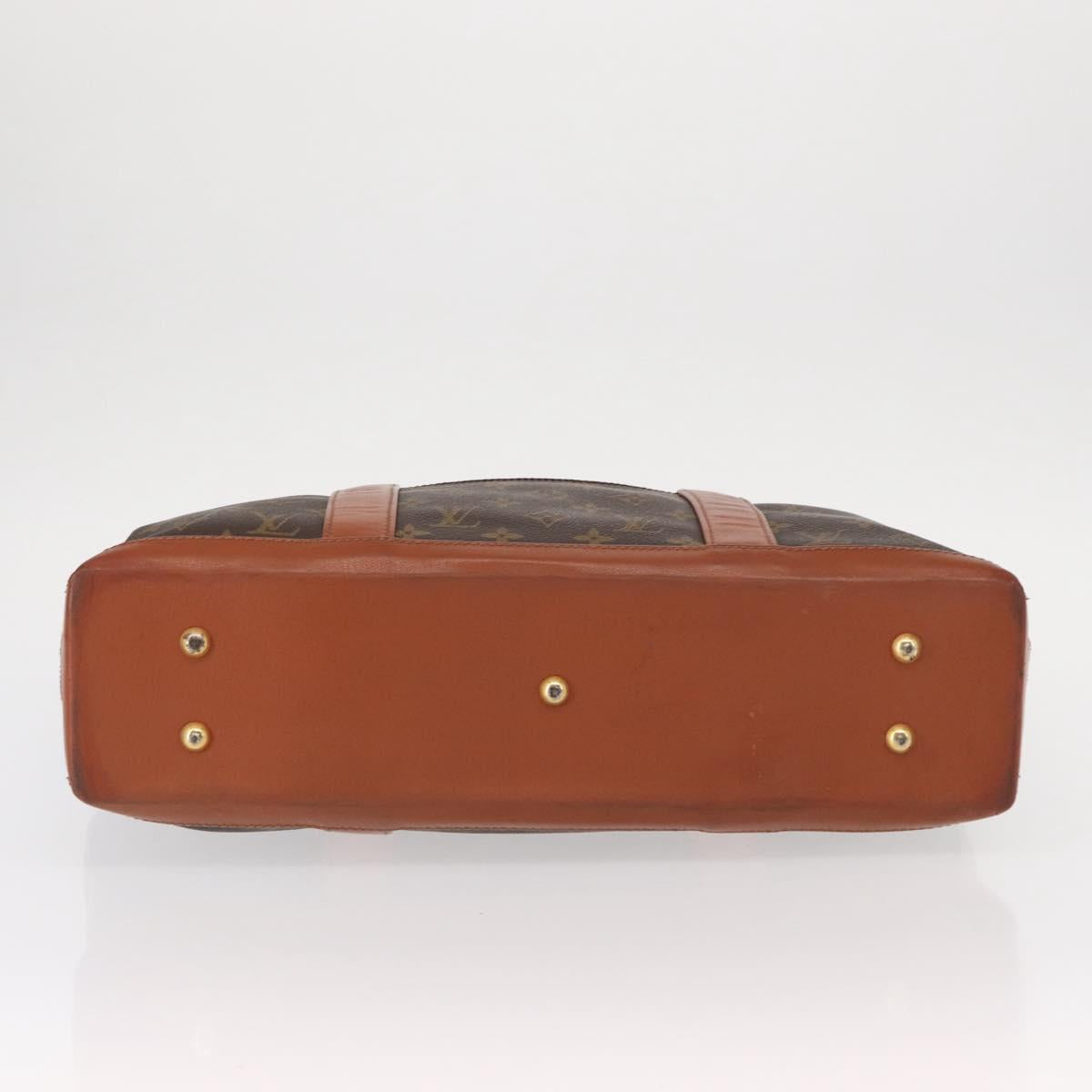 LOUIS VUITTON Monogram Sac Weekend PM Hand Bag M42425 LV Auth bs30876