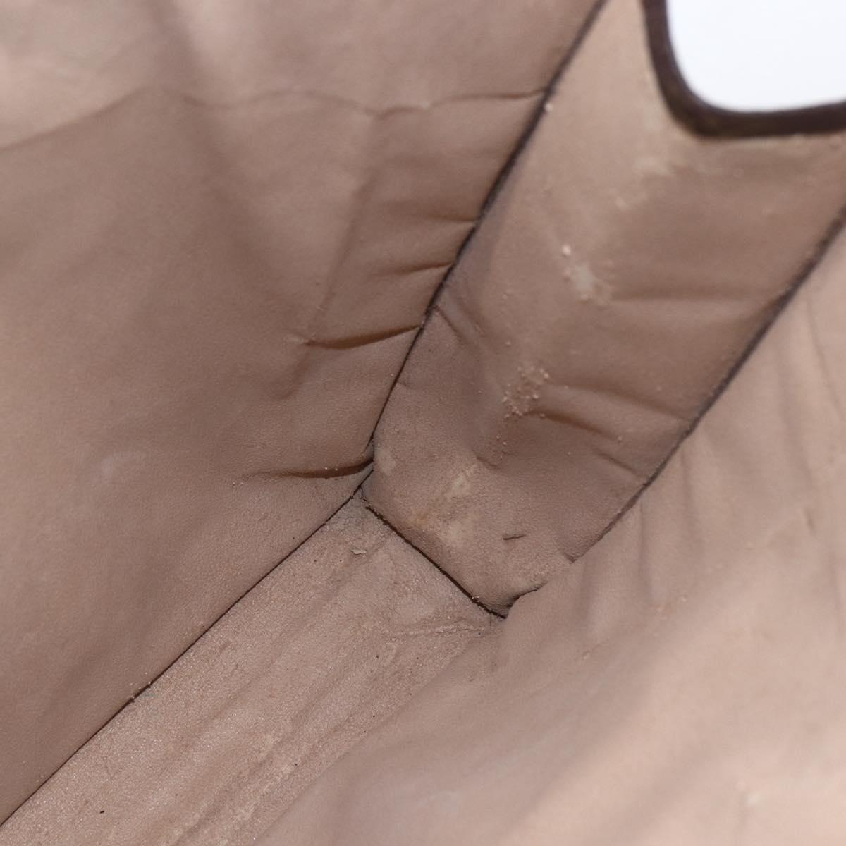 LOUIS VUITTON Monogram Sac Plat Hand Bag M51140 LV Auth bs30878