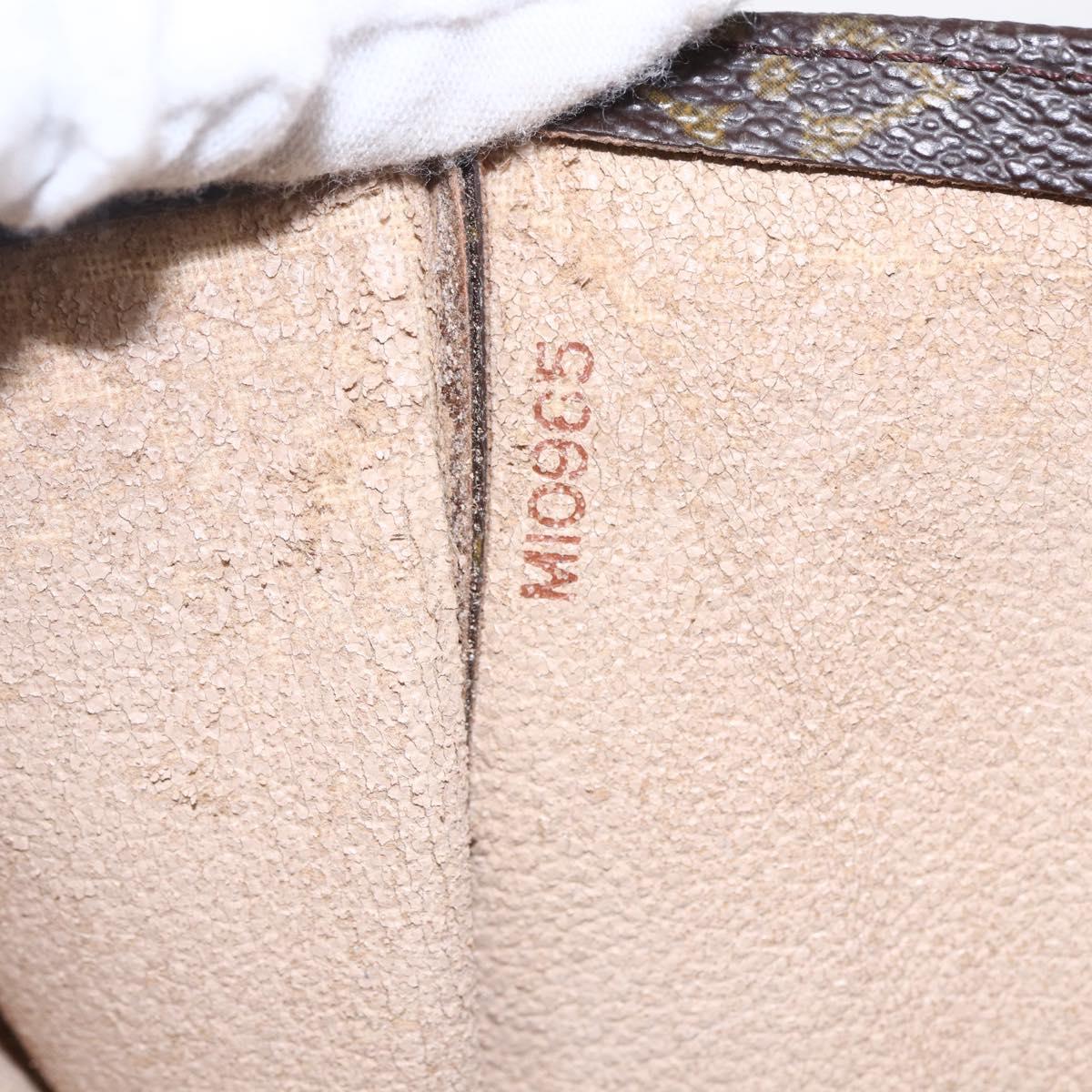 LOUIS VUITTON Monogram Sac Plat Hand Bag M51140 LV Auth bs30878