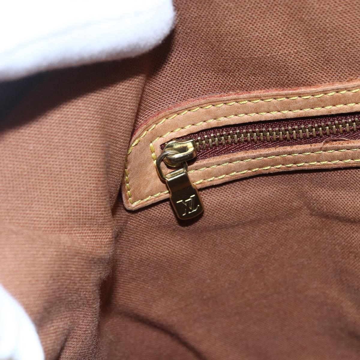 LOUIS VUITTON Monogram Cabas Mezzo Tote Bag M51151 LV Auth bs30879