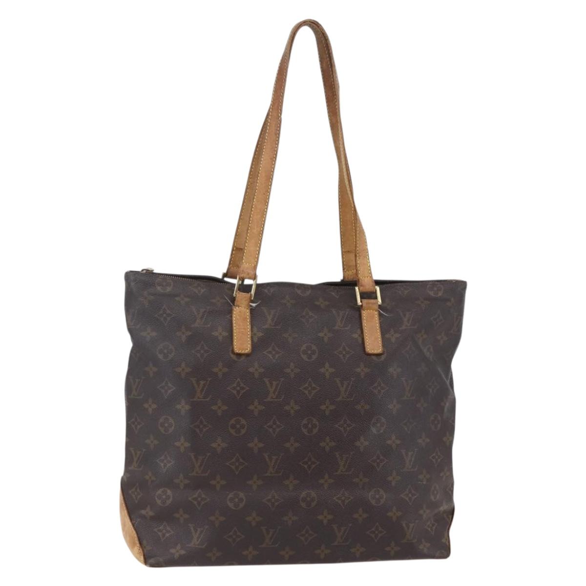 LOUIS VUITTON Monogram Cabas Mezzo Tote Bag M51151 LV Auth bs30879