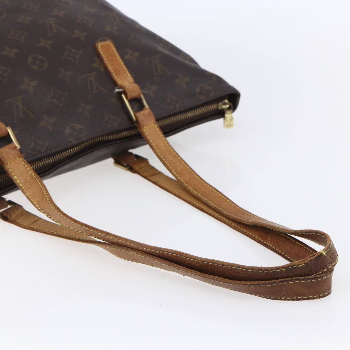 LOUIS VUITTON Monogram Cabas Mezzo Tote Bag M51151 LV Auth bs30879