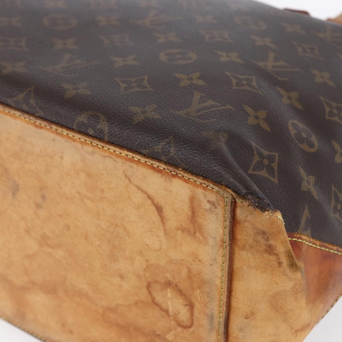 LOUIS VUITTON Monogram Cabas Mezzo Tote Bag M51151 LV Auth bs30880