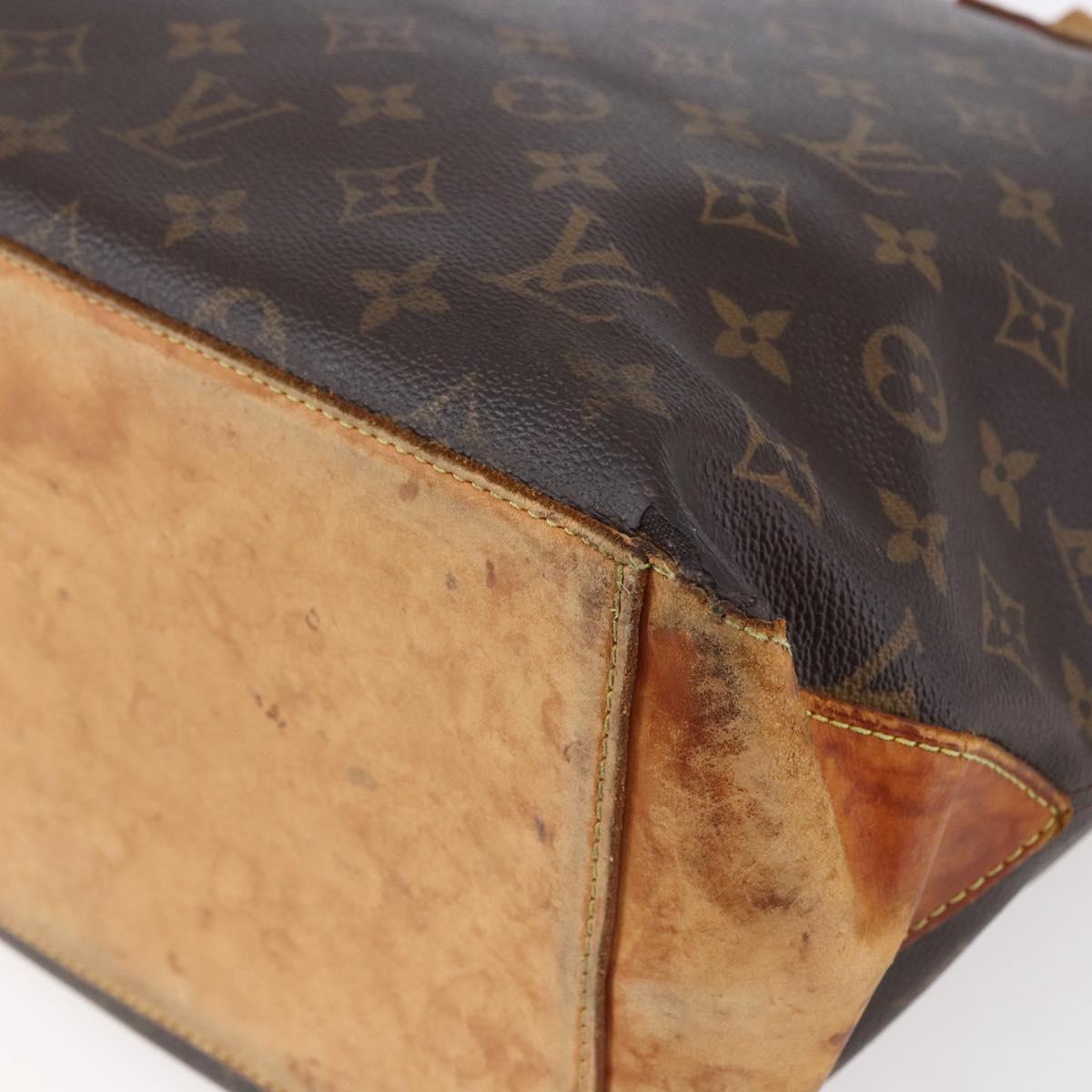 LOUIS VUITTON Monogram Cabas Mezzo Tote Bag M51151 LV Auth bs30880