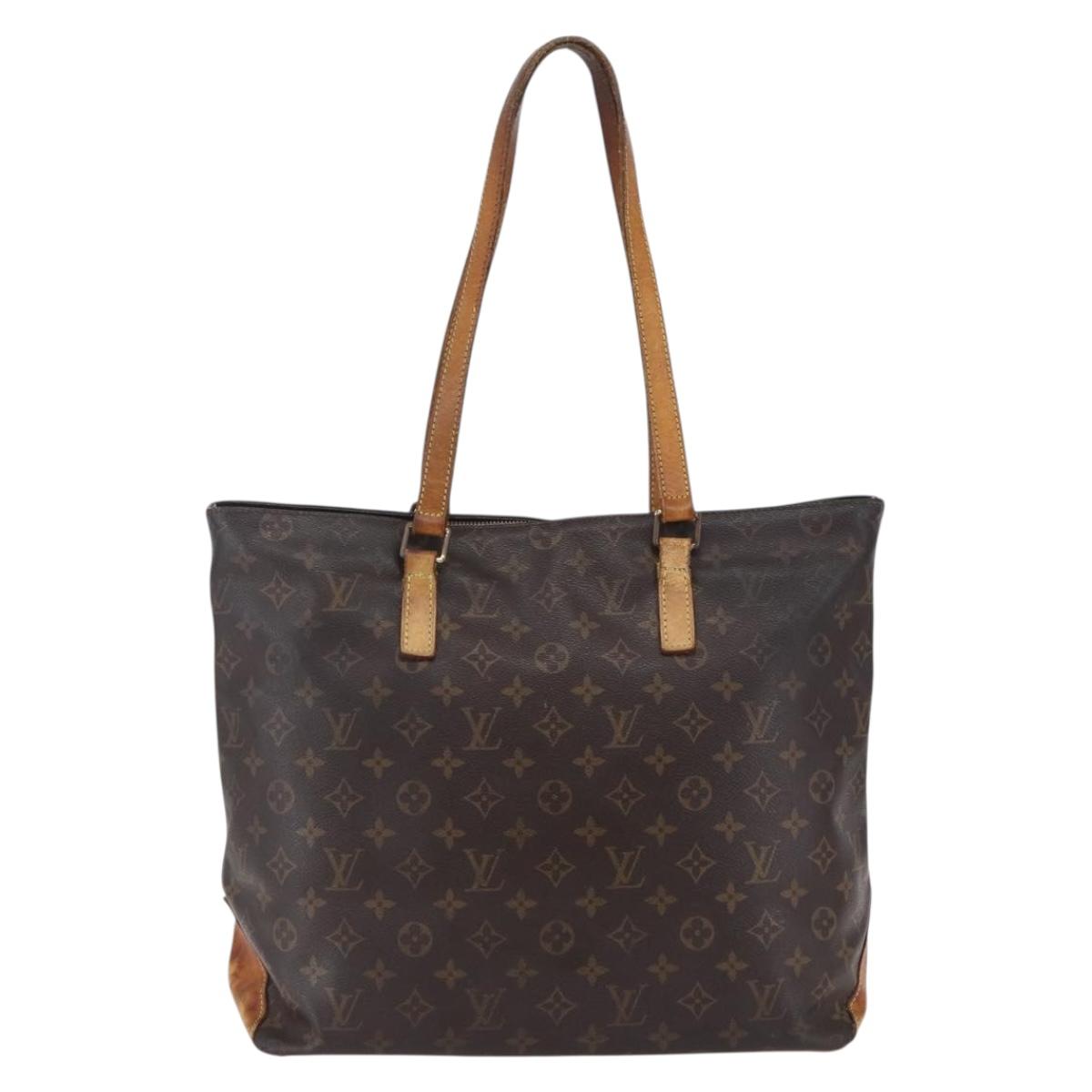 LOUIS VUITTON Monogram Cabas Mezzo Tote Bag M51151 LV Auth bs30880