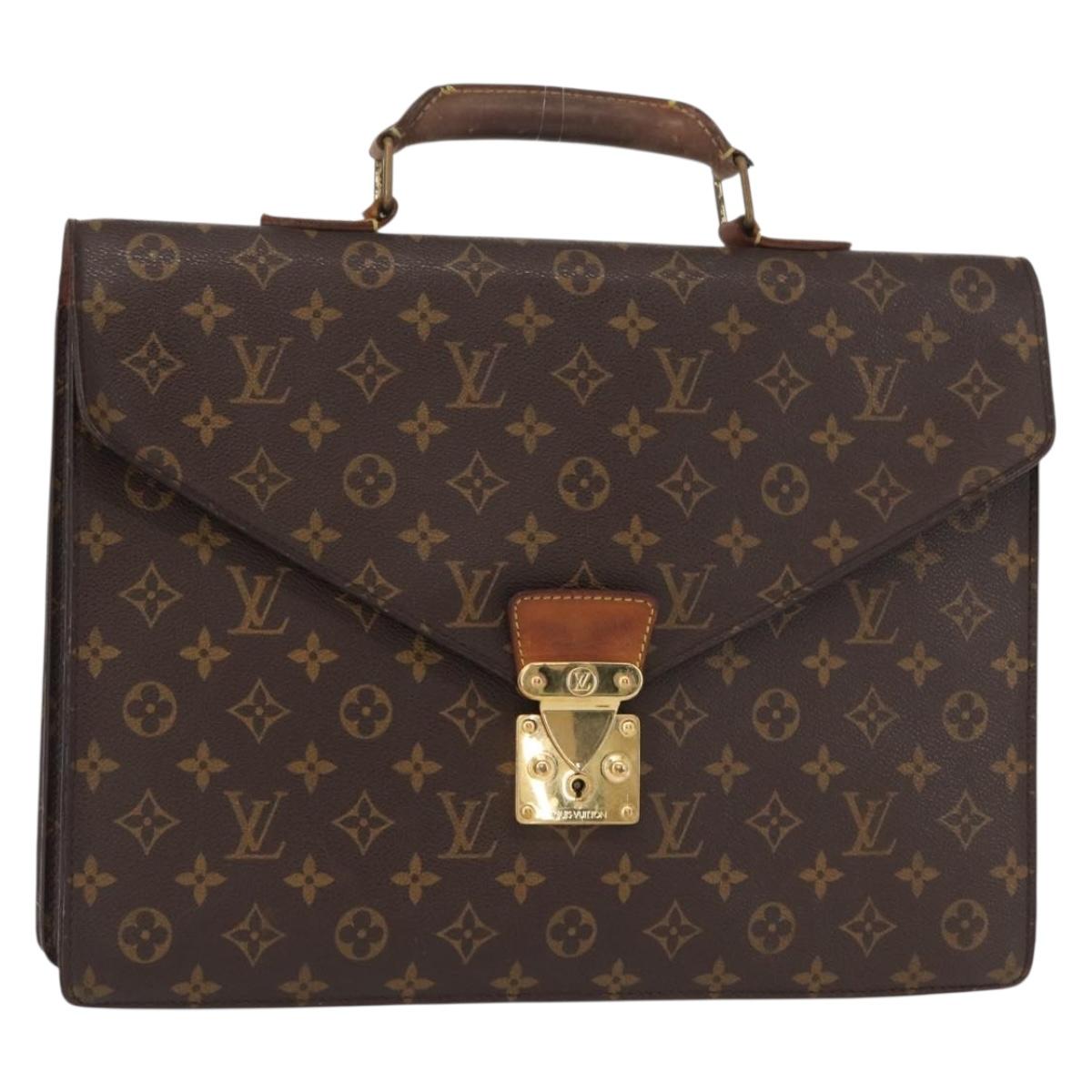 LOUIS VUITTON Monogram Serviette Conseiller Briefcase M53331 LV Auth bs30883