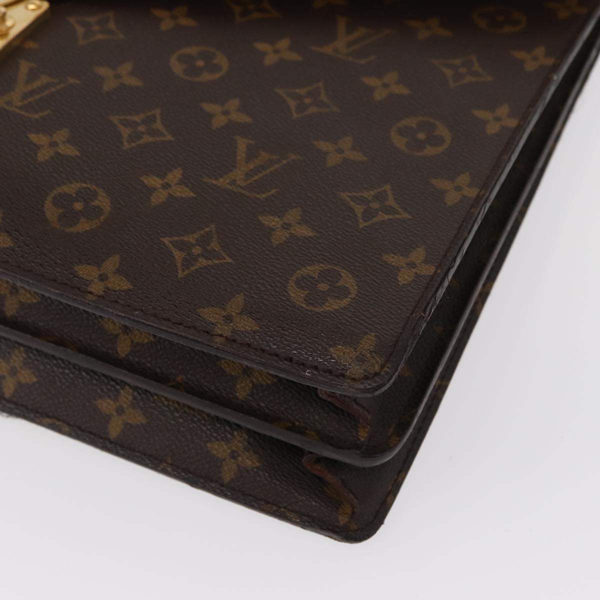 LOUIS VUITTON Monogram Serviette Conseiller Briefcase M53331 LV Auth bs30883