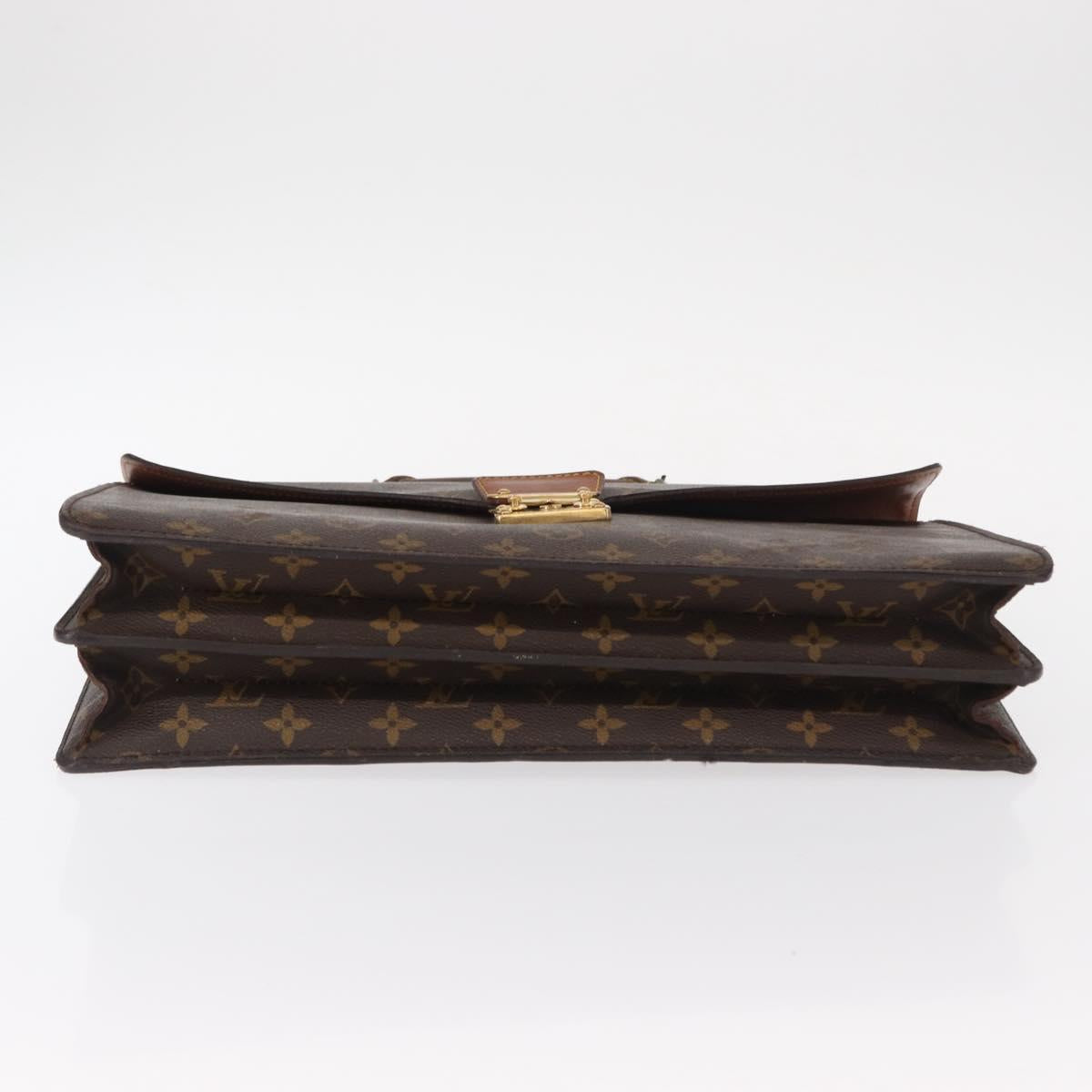 LOUIS VUITTON Monogram Serviette Conseiller Briefcase M53331 LV Auth bs30883