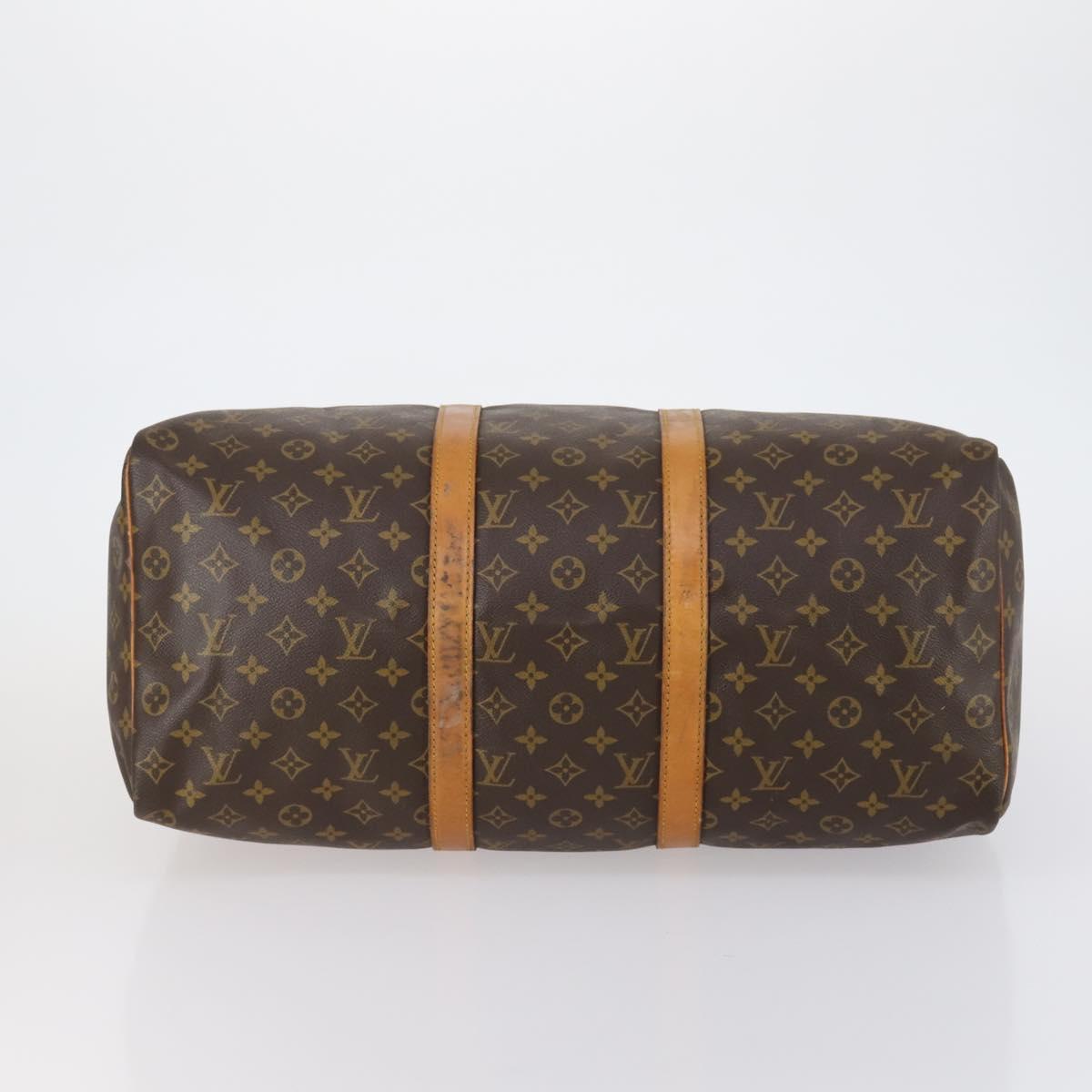 LOUIS VUITTON Monogram Keepall 50 Boston Bag M41426 LV Auth bs30887