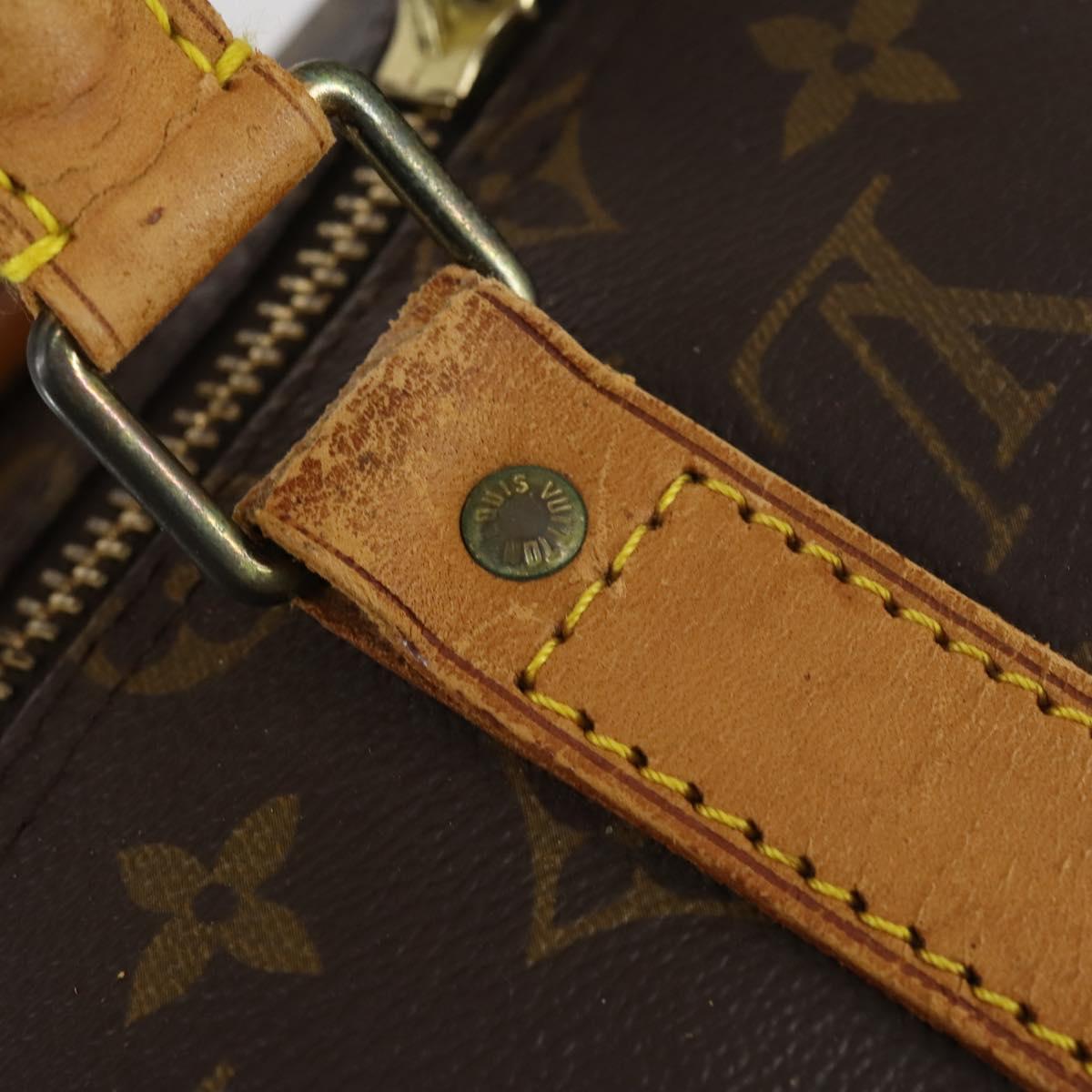 LOUIS VUITTON Monogram Keepall Bandouliere 50 Boston Bag M41416 LV Auth bs30888